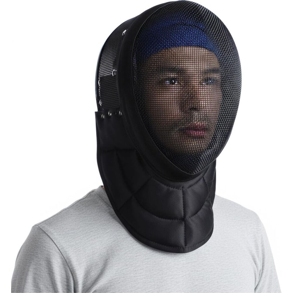 Fencing Coach Mask Mental Fencing Protective Gear Black Size M 24-25 Inch / 61-6